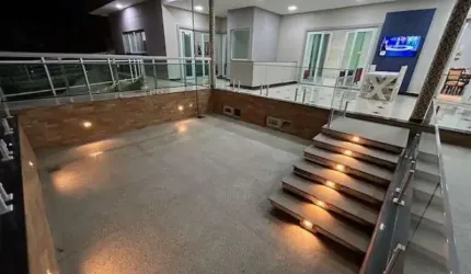 Casa de luxo em condomínio à venda em Mogi das Cruzes-SP, no bairro Aruã! 4 quartos, 4 suítes, 3 salas, 6 banheiros, 11 vagas, 500m².