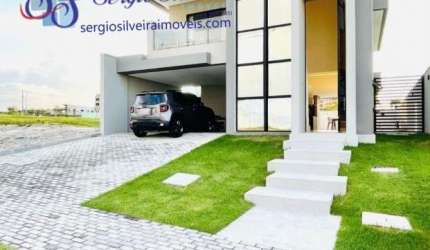 Casa de alto padrão no Terras 1 Cidade Alpha com 5 suítes