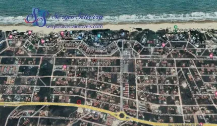 Excelente terreno vista mar em localização privilegiada no Porto das Dunas com 960m²