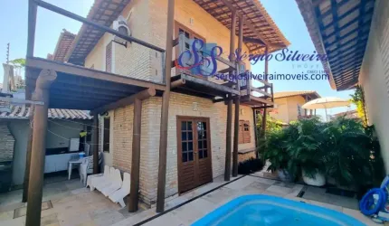 Excelente casa em localização privilegiada no Porto das Dunas com 3 suítes