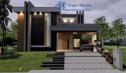 Casa na Cidade Alpha com 4 suítes, piscina privativa.