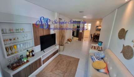 Excelente apartamento nascente e mobiliado no Porto das Dunas.