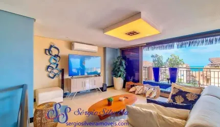 OPORTUNIDADE! Luxuosa cobertura alto padrão com 4 suítes no Aquiraz Riviera
