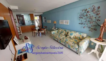 Linda cobertura duplex vista mar no Portamaris Resort