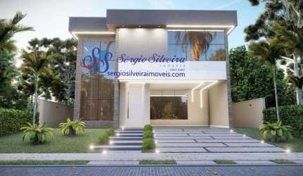 Excelente casa duplex na Cidade Alpha com 4 suítes