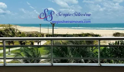 Lindo apartamento vista mar no Porto das Dunas com 3 suítes
