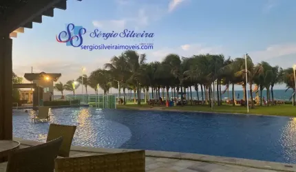 Apartamento nascente com linda vista mar no Aquiraz Riviera.