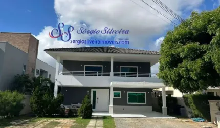 Casa mobiliada e nascente no Alphaville Eusébio com 3 suítes
