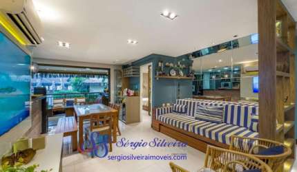 Apartamento térreo, nascente e mobiliado no Aquiraz Riviera.