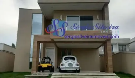 Casa dúplex e nascente na Cidade Alpha com 4 suítes