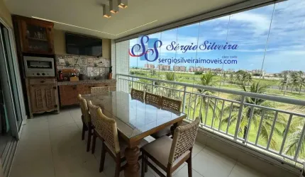Belíssimo apartamento nascente no Golf Ville Resort mobiliado e vista mar.