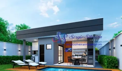 Belíssima casa com 3 suítes na cidade Alpha