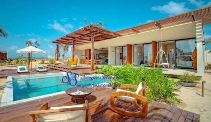 Linda casa moderna com 3 suítes em Fortim-Ce