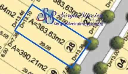 Lote em excelente localização no Jardins Ibiza com 383,63m²
