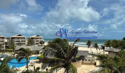 Belíssima cobertura duplex vista mar e com 4 suítes no Porto das Dunas