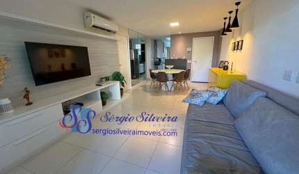 Apartamento térreo e porteira fechada no Golf Ville - Porto das Dunas.