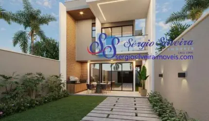LANÇAMENTO - Casa duplex em Eusébio com 4 quartos.