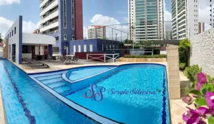 Apartamento no Guararapes 1 por andar, alto padrão 3 suítes