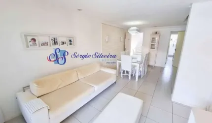 Cobertura pé na areia com vista para o mar em Porto das Dunas!