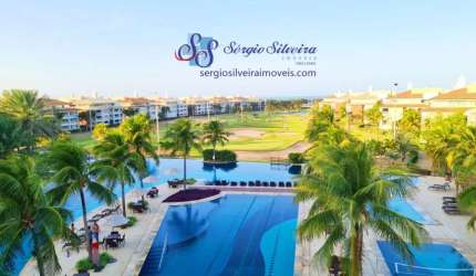 Cobertura no Golf Ville Resort Porto das Dunas vista mar 176m².