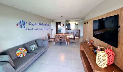 Apartamento mobiliado e nascente total no Golf Ville Porto das Dunas.