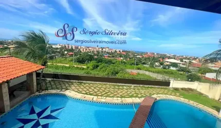 Belíssima mansão vista mar no Porto das Dunas com 7 quartos!