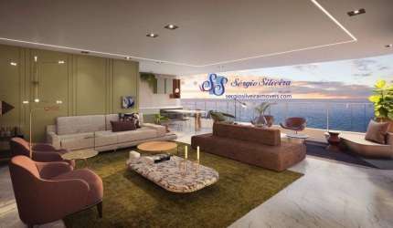 Apartamento de alto padrão com 4 suítes na Beira mar.