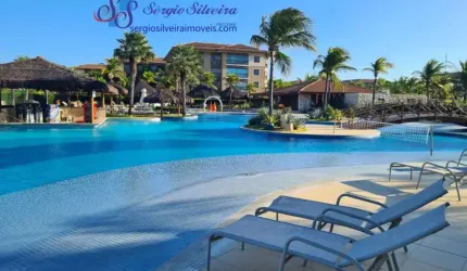 Apartamento vista mar alto padrão no Porto das Dunas com 3 suítes no Mandara Kauai.