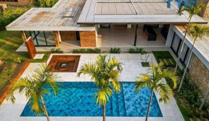 Residência Excepcional no Terras de São José: Arquitetura Contemporânea com Vista Panorâmica Inalterável