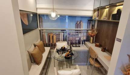 Apartamento tem 30 metros quadrados com 1 quarto