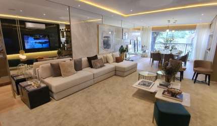 Apartamento para venda possui 136 metros quadrados com 3 quartos no Brooklin