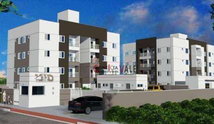 Apartamento com 2 dormitórios à venda, 55 m² por R$ 280.000,00 - Jardim Colonial - São José dos Campos/SP