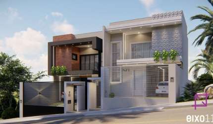 Moderno Geminado em Construção em Jaraguá do Sul