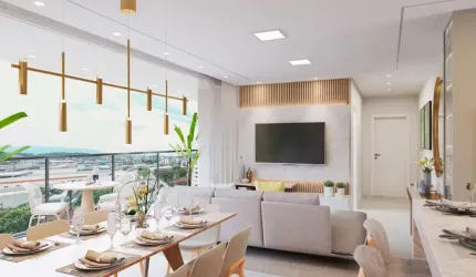 Apartamento para Venda em Joinville, América, 3 dormitórios, 3 suítes, 3 banheiros, 2 vagas