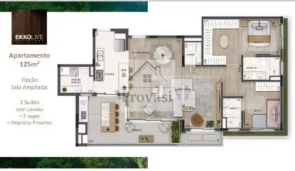 Ekko Live Alpha One - Venda-Ekko Live Alpha One- 128 m²-2 suites-R$ R$ 1.290.000,00