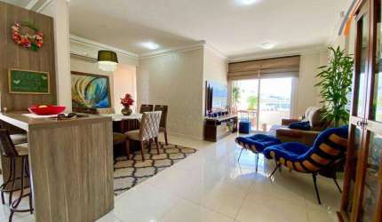 Apartamento com 3 dormitórios à venda, 92 m² por R$ 790.000,00 - Barreiros - São José/SC