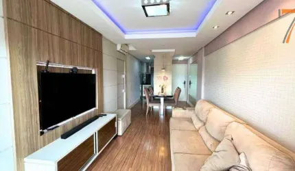 Apartamento com 2 dormitórios à venda, 68 m² por R$ 530.000,00 - Barreiros - São José/SC