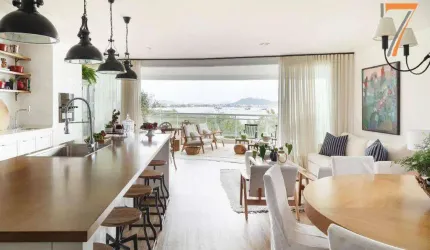 Apartamento com 4 dormitórios para alugar, 254 m² por R$ 21.979,03/mês - Cachoeira do Bom Jesus - Florianópolis/SC