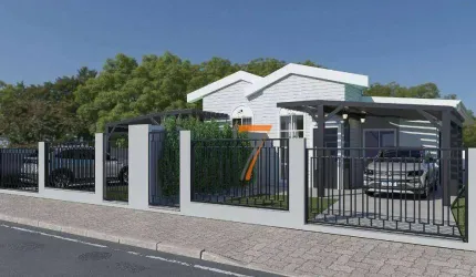 Casa com 3 dormitórios à venda, 80 m² por R$ 536.000,00 - Fundos - Biguaçu/SC