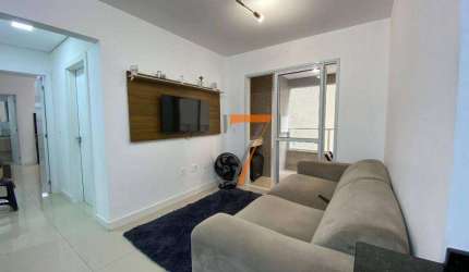 Apartamento com 2 dormitórios à venda, 75 m² por R$ 450.000,00 - Barreiros - São José/SC