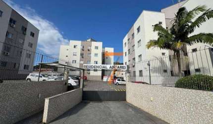 Apartamento com 2 dormitórios à venda, 48 m² por R$ 220.000,00 - Serraria - São José/SC
