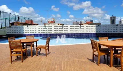 Apartamento com 4 dormitórios para alugar, 108 m² por R$ 4.407,00/mês - Capim Macio - Natal/RN