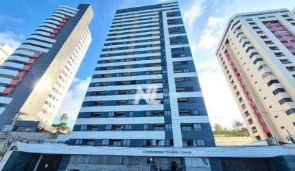 Flat com 1 dormitório para alugar, 45 m² por R$ 3.600,00/mês - Areia Preta - Natal/RN