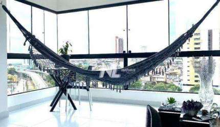 Maravilhoso apartamento mobiliado no Barro Vermelho - com 140m², 4Vagas