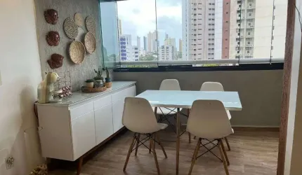 Apartamento em Ponta Negra - com 123m² - 3 quartos - 2 vagas