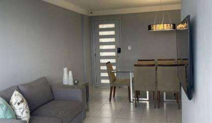 Apartamento mobiliado no bairro Pitimbu - 3quartos - 2vagas - andar alto