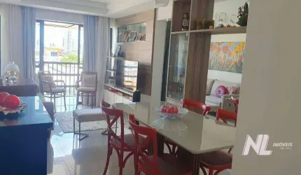 Apartamento com 3 dormitórios à venda, 79 m² por R$ 472.500,00 - Lagoa Nova - Natal/RN