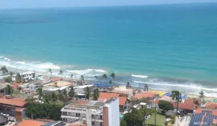 Flat mobiliado em Ponta Negra - Vista MAR - 2Quartos 1suite