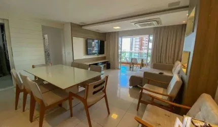 Apartamento em Lagoa Nova - 136m², 3suites - Heitor Villa Lobos