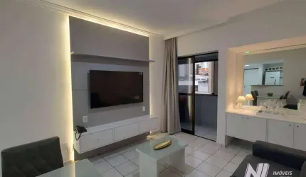 Apartamento com 1 dormitório à venda, 53 m² por R$ 295.000,00 - Tirol - Natal/RN